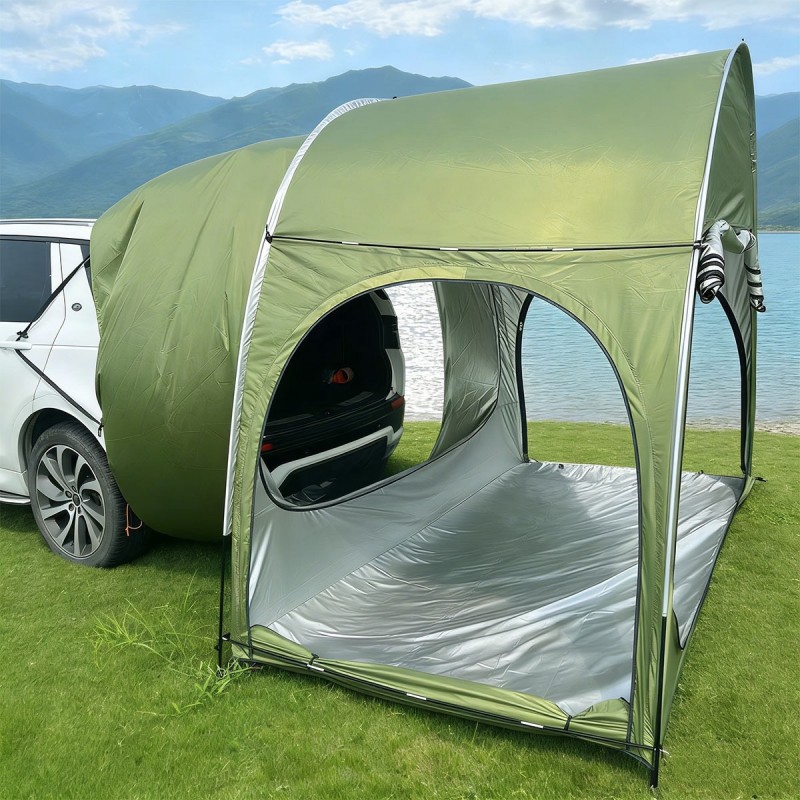 車用屋外リアテントキャンプピクニックカーリアテントキャノピー - Outdoor Camping Car Tent のレビューと価格