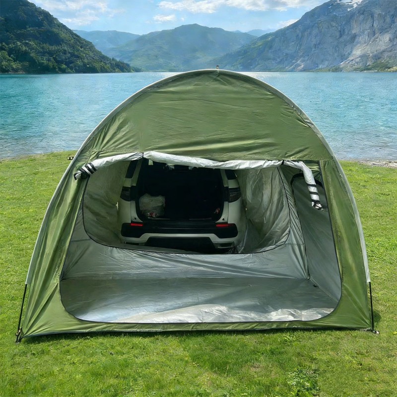 車用屋外リアテントキャンプピクニックカーリアテントキャノピー - Outdoor Camping Car Tent のレビューと価格