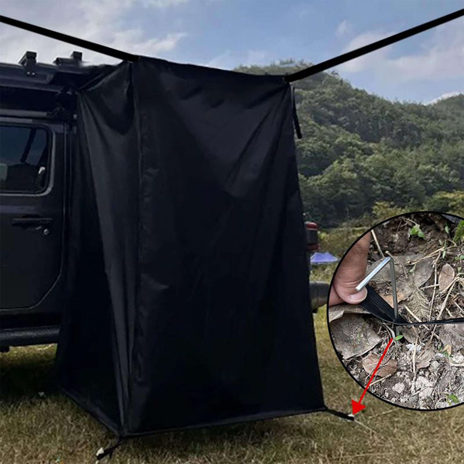 ポータブル更衣室 車側プライバシー保護ポータブル更衣テント  - Outdoor Camping Car Tent のレビューと価格