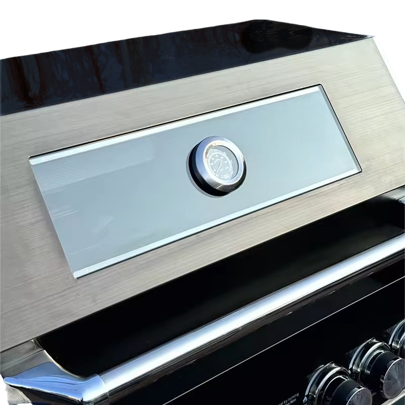屋外用ガスブラックステンレス鋼製ビルトインBBQグリルプレー - Outdoor Gas Camping Oven のレビューと価格