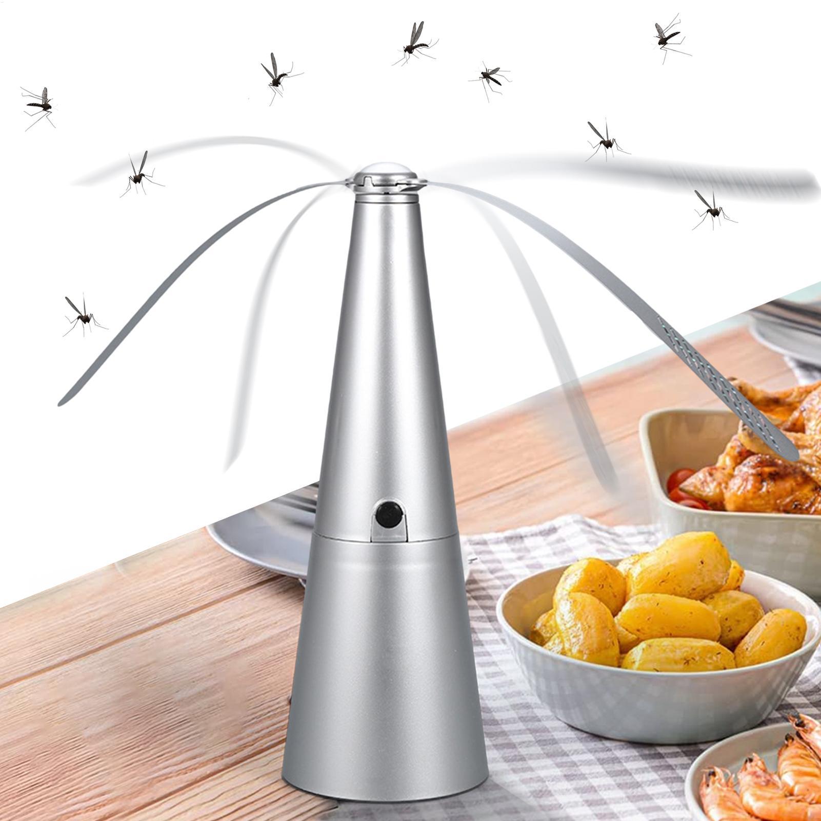 テーブルフライファン バッテリー駆動 屋外フライファン 夏用 - Outdoor Camping Ventilator のレビューと価格