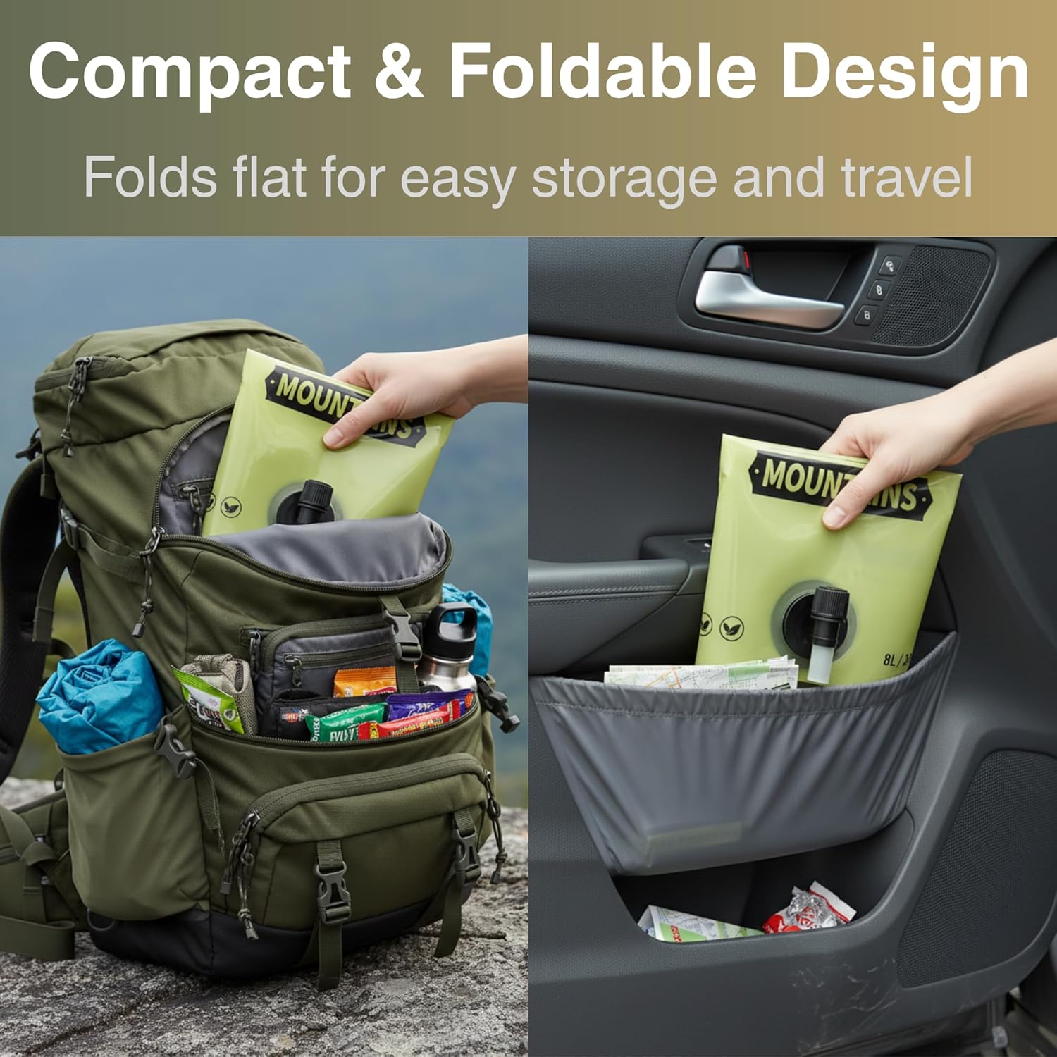 キャンプ用ウォーターコンテナ 折りたたみ式注ぎ口付きウォータ - Outdoor Camping Water Jug のレビューと価格