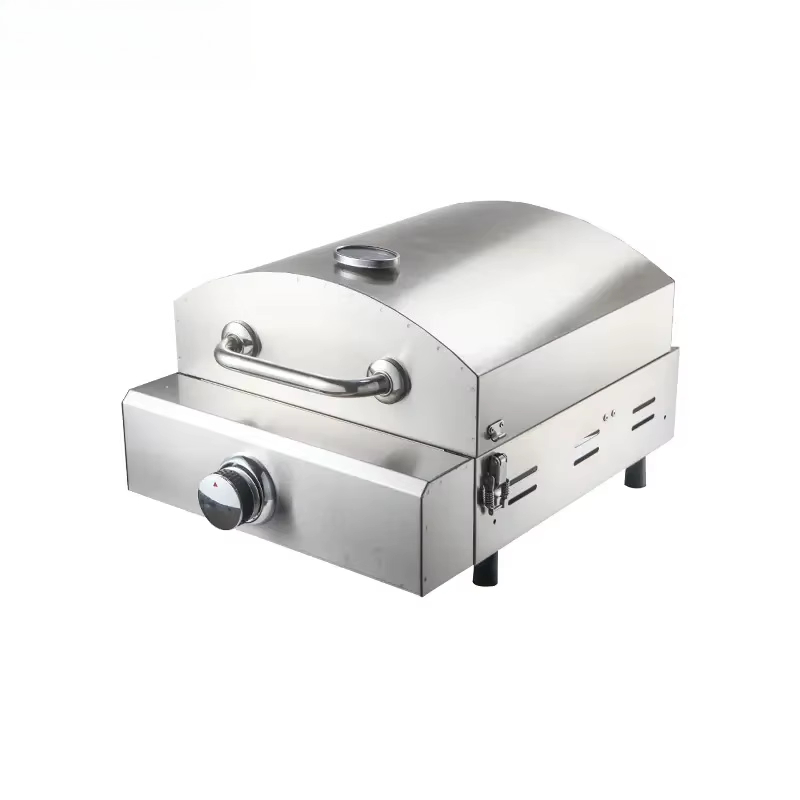 屋外用ミニピザオーブン ガス式 ポータブル ステンレス製 ピ - Outdoor Gas Camping Oven のレビューと価格