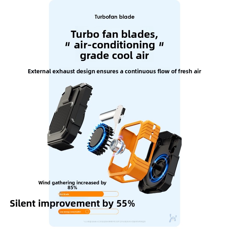 ウエストマウントクリップ式USB充電式ハンズフリー高速ポータ - Outdoor Camping Ventilator のレビューと価格