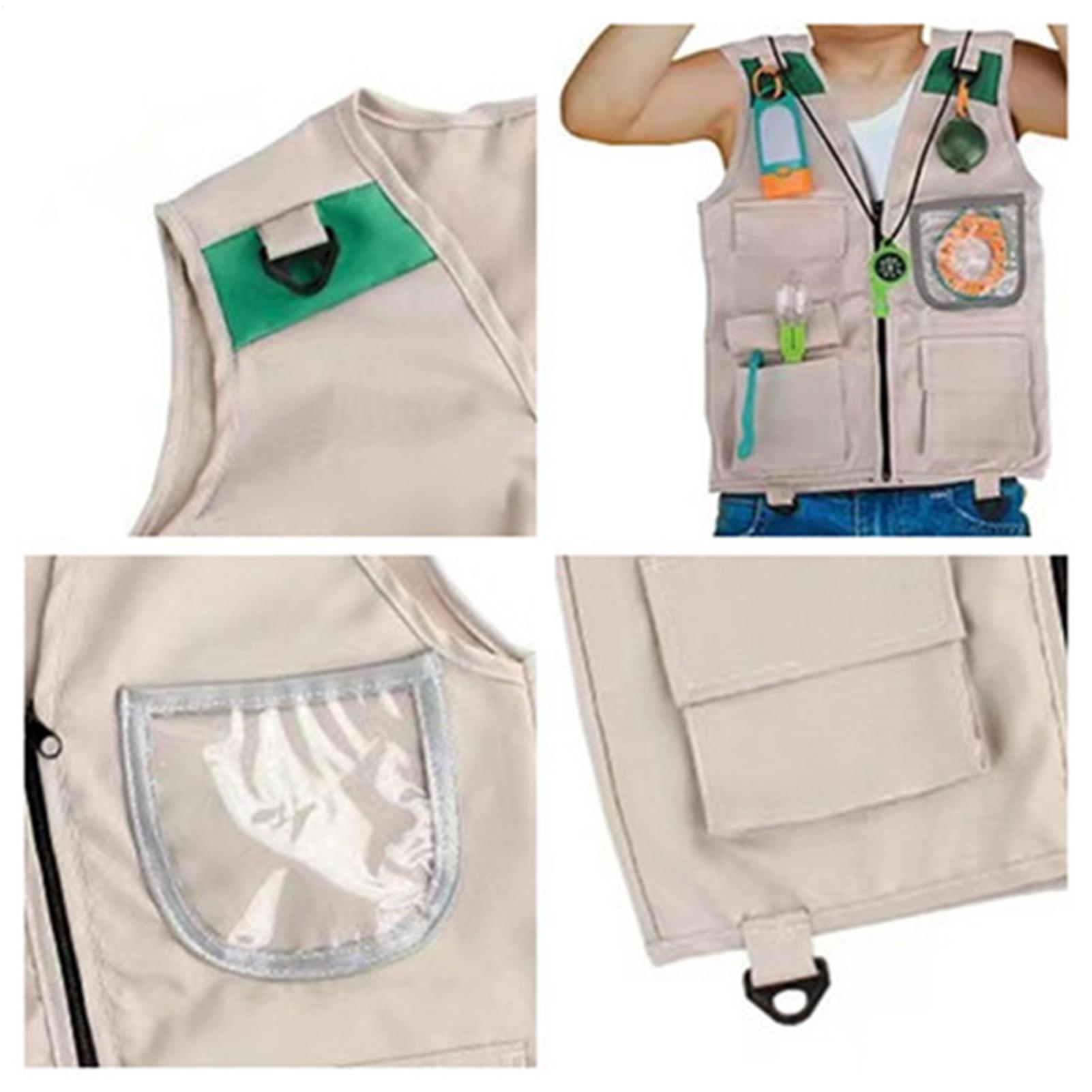 子供用釣りベスト ノースリーブコスチュームジャケット アウト - Outdoor Camping Activities For Kids のレビューと価格